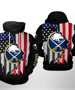Buffalo Sabers Nhl Us Flag Team 3D Printed Hoodie For Stay-At-Home Fans