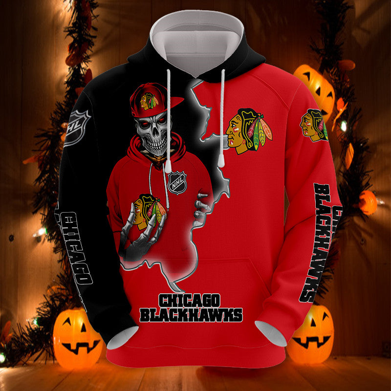 Buffalo Sabres Skull Hoodies Gifts For Fans For A Spooky Look