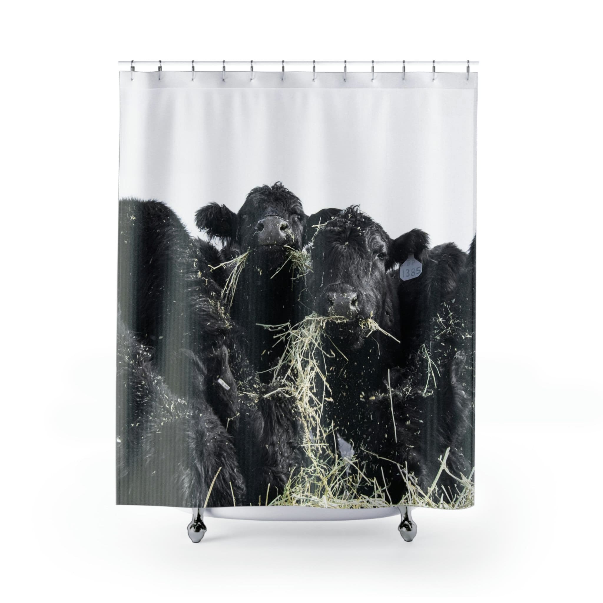 Buffet Themed Shower Curtain For Bathroom