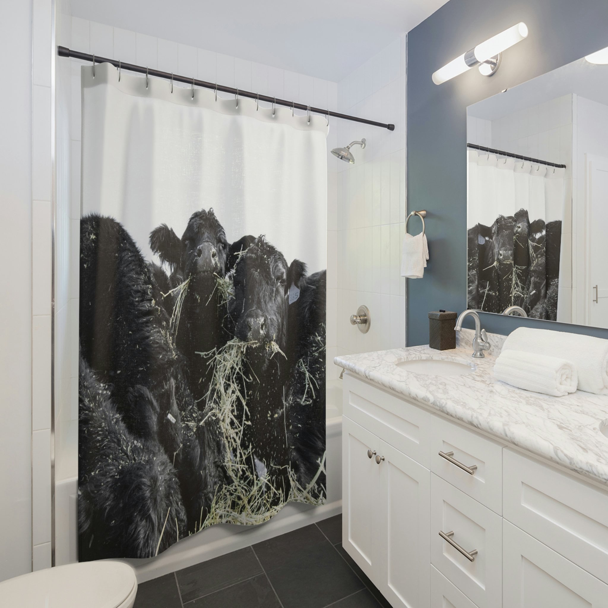 Buffet Themed Shower Curtain For Bathroom - Image 2