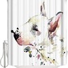 Bull Terrier Dome-Space Shower Curtain For Bathroom