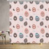 Bunny And Easter Eggs Fabric Shower Curtain For Bathroom Decor