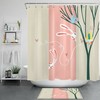 Bunny Easter Tree Colorful Eggs Shower Curtain - Adorable Kids Bathroom Accessory