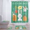Bunny Waterproof Shower Curtain for a Lovely Easter - Shower Curtains Colorful