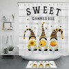 Busy Bee Shower Curtain With Quotes