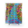 Butterfly Falls Shower Curtain For Refreshing Bathroom Decor