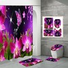 Butterfly Floral Shower Curtain