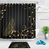 Butterfly Print Shower Curtain With Vibrant Colors And Elegant Design