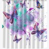 Butterfly Shower Curtain - Colorful Bathroom Decor