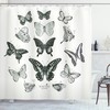 Butterfly Shower Curtain For Spring Bathroom Decor