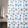 Butterfly Shower Curtain by MEKPAM - Spring Lilac Flower with Green Leaves Bathroom Curtain Nature Botanical Reflection