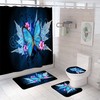 Butterfly Shower Curtains For Full Size Tubs - Perfect For Large Bathroom Decor