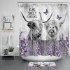 Butterfly Strawberry Mushroom Frog Unique Design Shower Curtain for Bathroom