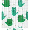 Cactus Cat Waterproof Shower Curtain - Stylish Bathroom Accessory For Animal Lovers