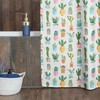 Cactus Print Shower Curtain / Boho Bathroom Decor / Baby Shower Backdrop / Cactus Bathroom / Bath Curtain