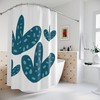 Cactus Shower Curtain With Beautiful Design - Perfect For Bathroom Decor And Home Gift Giving