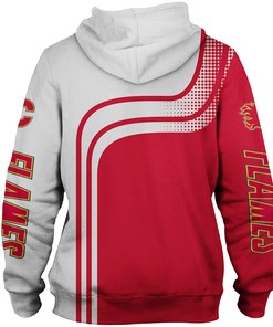 Calgary Flames Hoodie With Zip Hoodie Pullover, Perfect Gifts For Fans