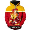 Calgary Flames Mascot 3D All Over Print Hoodie - Perfect Gift For Fans 