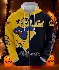 California Golden Bears Hoodie With 3D Mascot Printed Design, A Great Gift For Fans