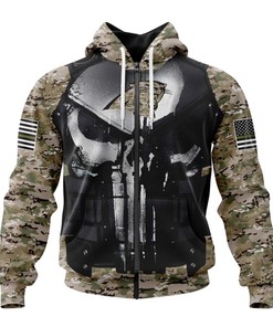 Camo Custom Name & Number Buffalo Bills Hoodie, Perfect Gifts For Fans