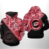 Camo Team Hoodie - Carolina Hurricanes Nhl 3D All Over Print Zip-Up Option 