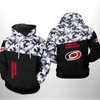Camo Veteran Hoodie - Carolina Hurricanes Nhl 3D All Over Print Zip-Up Option 