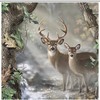 Camouflage Deer Shower Curtain, Fashion Bath Curtain with Real Tree Pattern