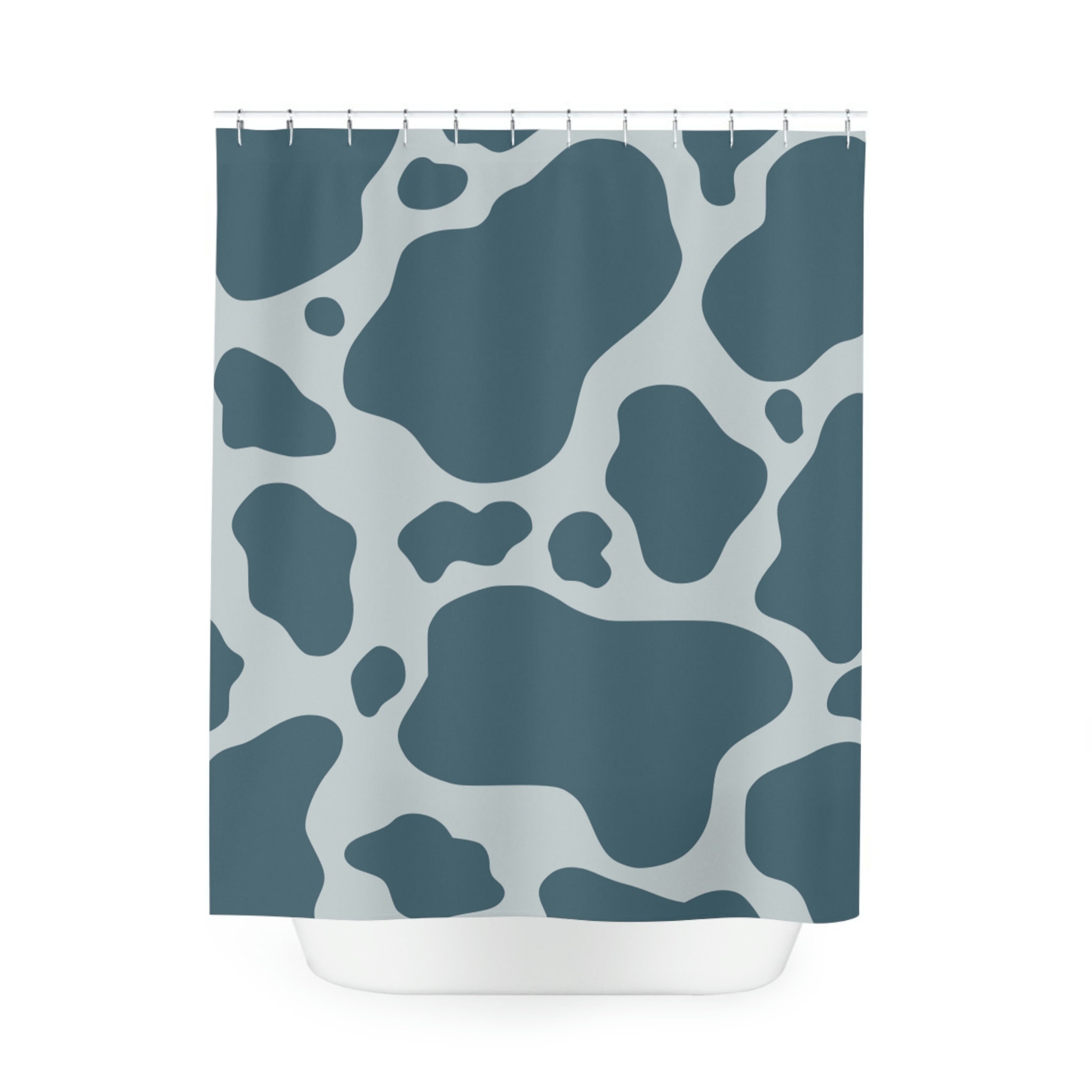 Camouflage Pattern Print Cow Print Shower Curtain - Perfect For Your Rustic And Country Bathroom Decor - Image 2