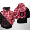 Camouflaged Boston Red Sox Mlb Team 3D Zipper Hoodie