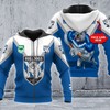 Canterbury Bankstown Bulldogs Nrl 3D All Over Print Zip Up Hoodie With Custom Name 