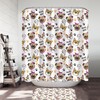 Captivating Cute Dogs Pattern Shower Curtain, Adds A Fun And Playful Touch To Your Bathroom Decor