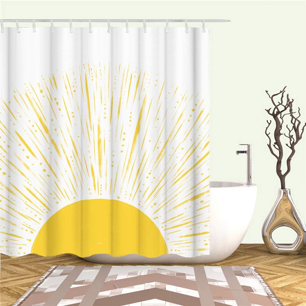 Carefully Crafted Seahorse Shower Curtain for Underwater Landscape Bathroom Decor