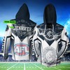 Carlton Football Club 3D Custom All Over Print Hoodie - Lightning Design 