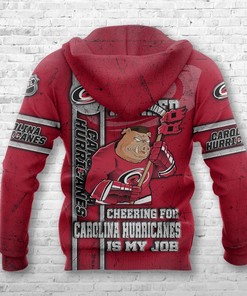 Carolina Hurricanes Hoodie With 3D I'M Retired Design, Perfect Gifts For Fans
