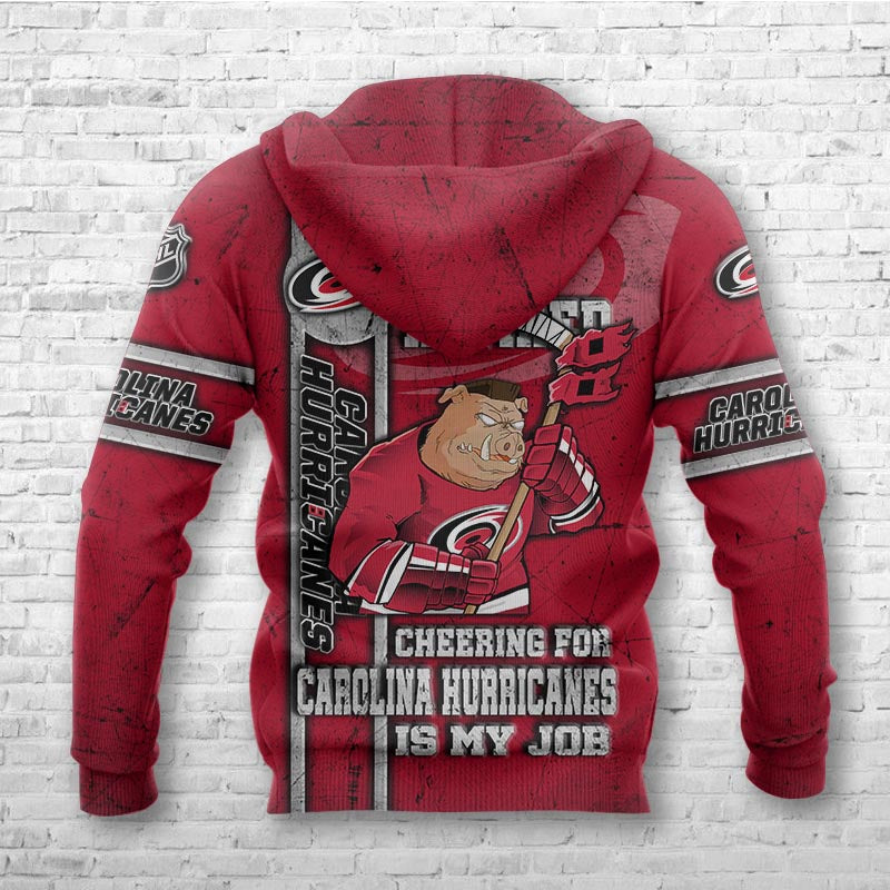 Carolina Hurricanes Hoodie With 3D I'M Retired Design, Perfect Gifts For Fans