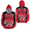 Carolina Hurricanes Nhl 3D Full Over Print Hoodie - Personalized With Name And Number 