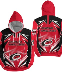 Carolina Hurricanes Nhl 3D Full Over Print Hoodie - Personalized With Name And Number