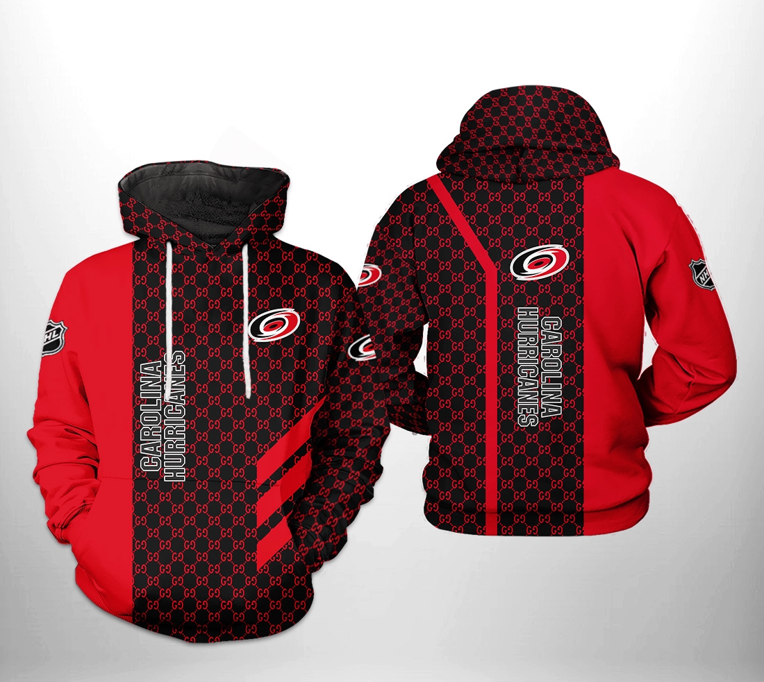 Carolina Hurricanes Nhl All Over Print Hoodie - Show Your Team Spirit With 3D Design And Zip-Up Option