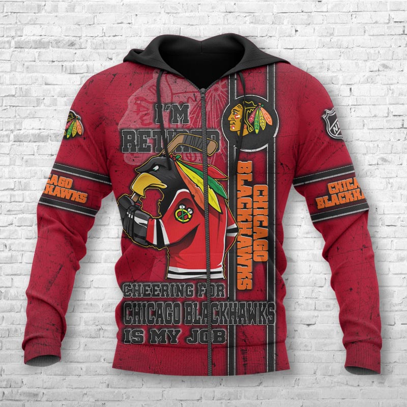 Carolina Hurricanes Nhl Hoodie - I'M Retired Design For Fans