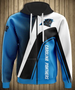 Carolina Panthers Graphic 3D Hoodie Zip Hoodie Gifts For Fans