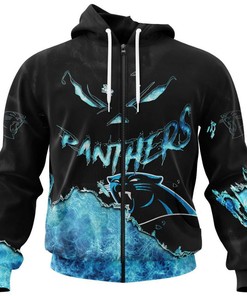 Carolina Panthers Hoodie 3D Devil Eyes Gift Perfectly Crafted For Fans