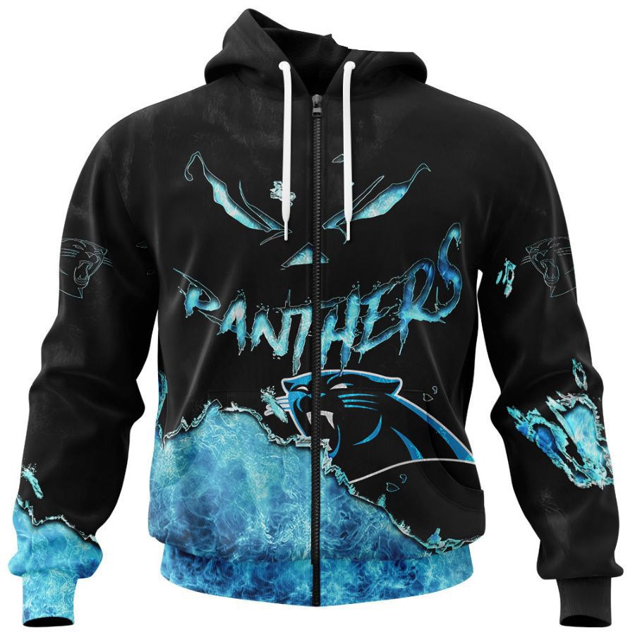 Carolina Panthers Hoodie 3D Devil Eyes Gift Perfectly Crafted For Fans