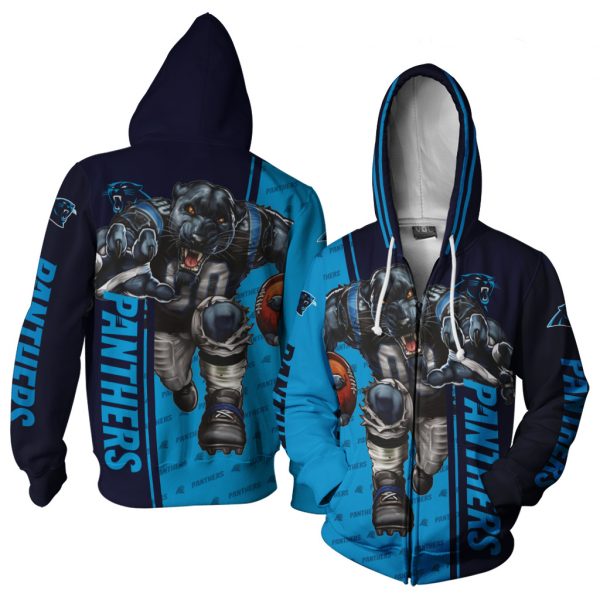Carolina Panthers Hoodie With Ultra Cool 3D Graphic Design, Perfect Gifts For Fans