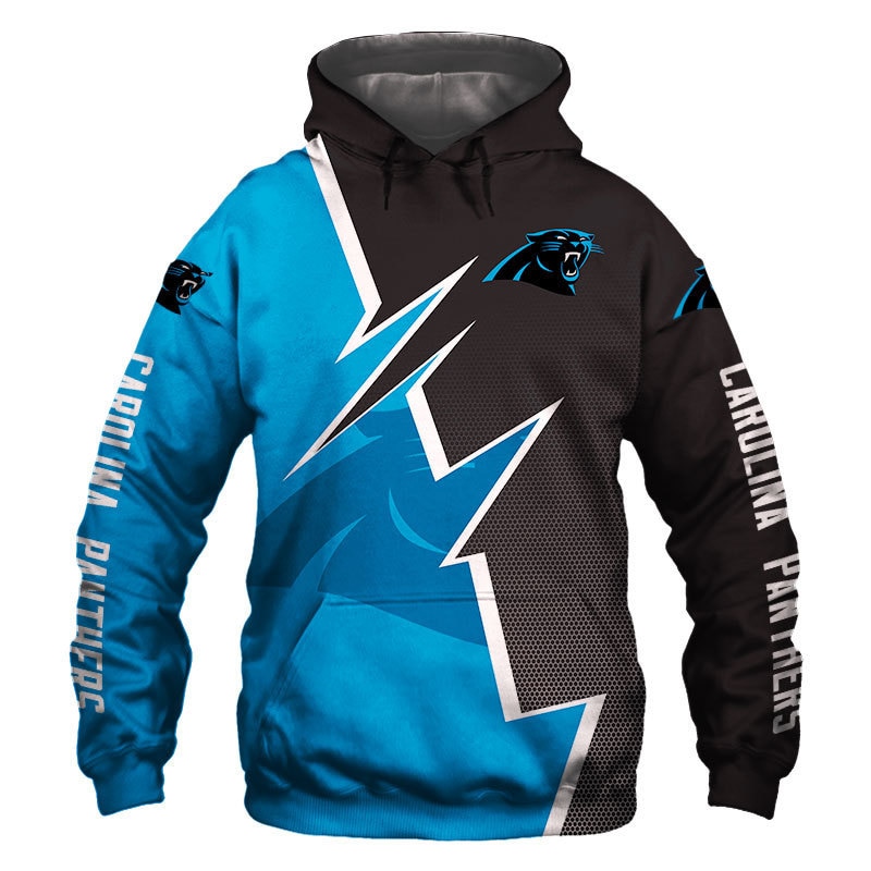 Carolina Panthers Hoodie With Zigzag Graphic - Perfect Gift For Fans