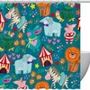 Cartoon Animal Zebra Elephant Pig Shower Curtain - Cute And Playful Bathroom Accessory