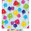 Cartoon Colorful Mushroom Daisy Shower Curtain - Nature-Inspired Bathroom Decor