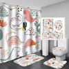Cartoon Dinosaur Kids Waterproof Lid Set Shower Curtain