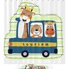 Cartoon Dinosaur Travel Shower Curtain - A Fun And Playful Bathroom Idea