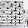 Cartoon Sea Sirens Mermaid Shower Curtain With Greek Myth Design Of Female Human Tail Of Fish Image