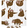 Cartoon Sun Waterproof Shower Curtain - Cheerful Bathroom Decor For The Summer Season